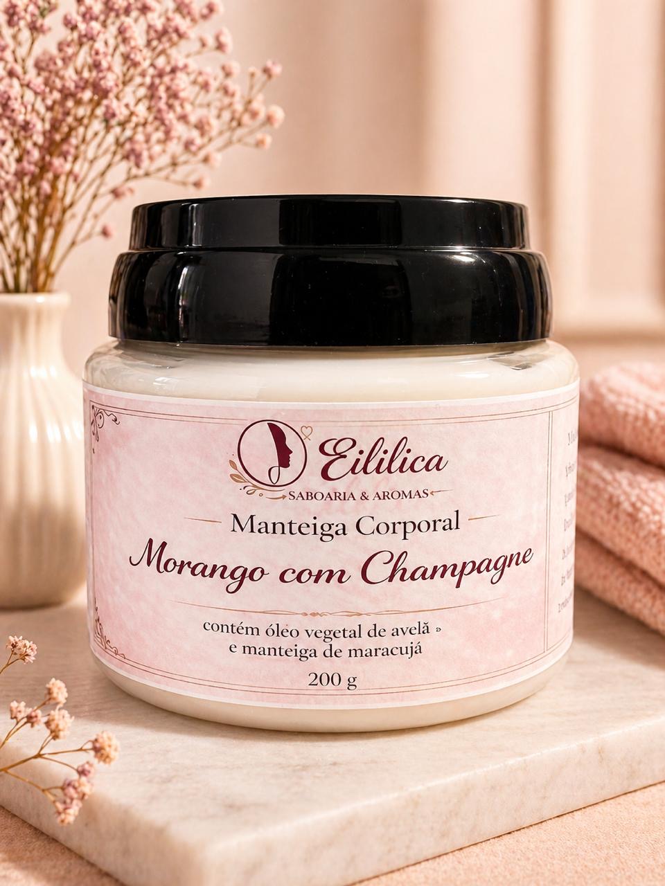 Manteiga Corporal MORANGO CHAMPANHE