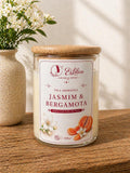 Vela Aromática com cera de coco 200gr JASMIM & BERGAMOTA